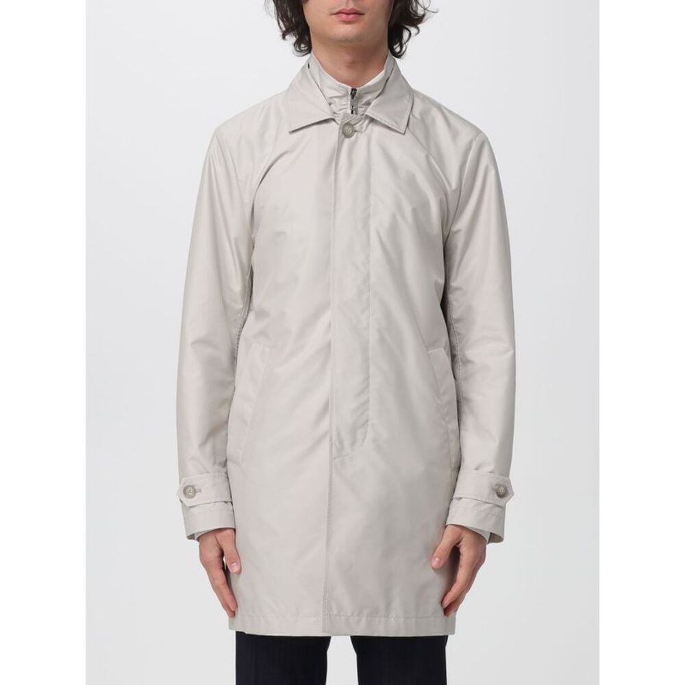 Fay Men Morning Technical Poplin Coat In Polyester Fay